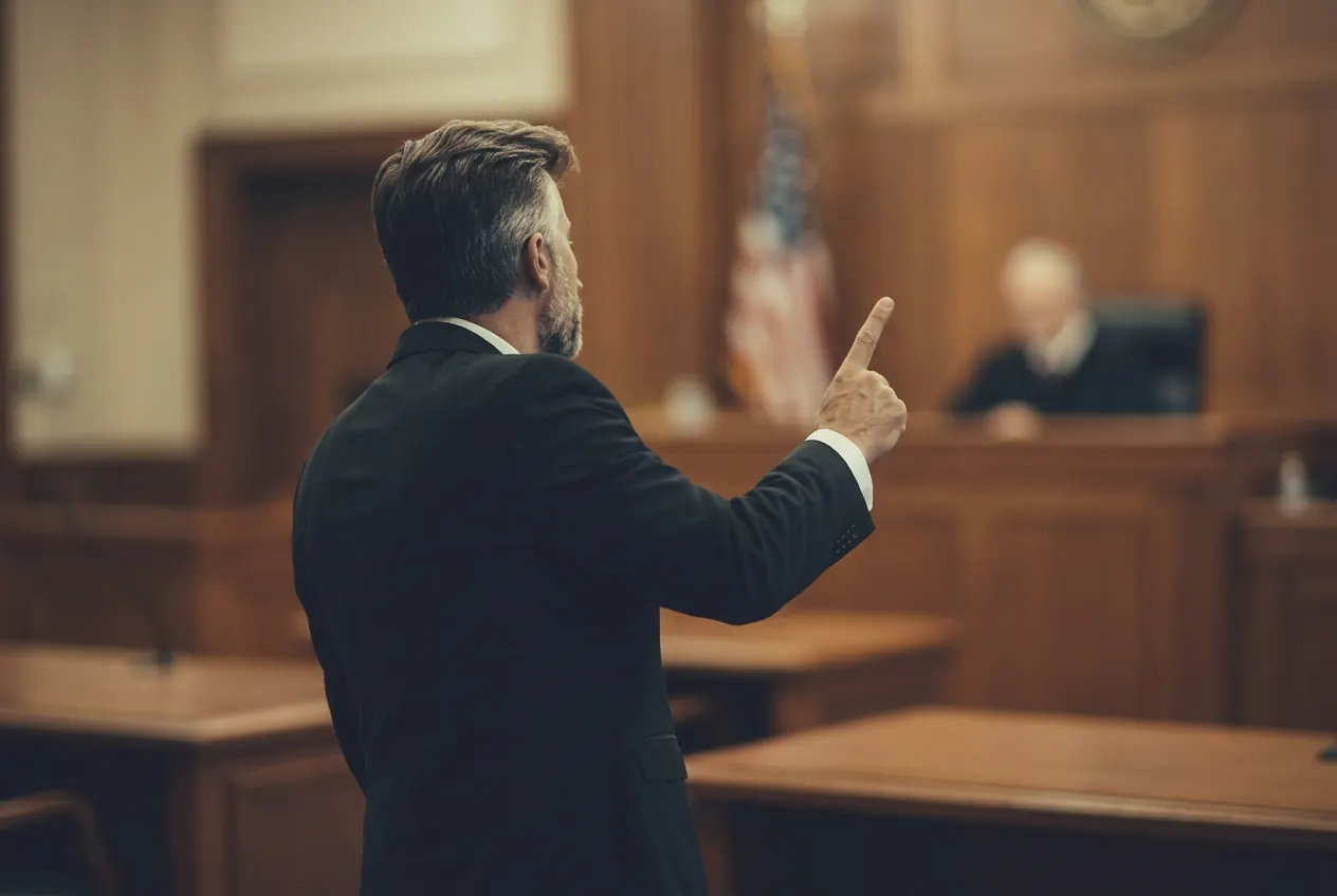An appointed representative appears before an Administrative Law Judge in a Social Security disability hearing.